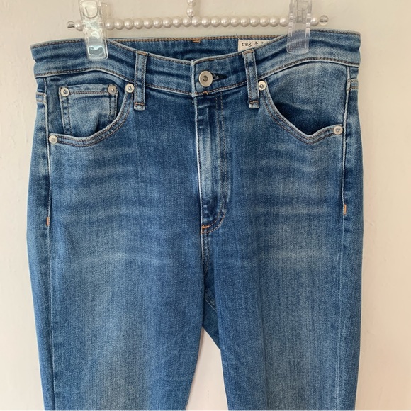Rag & Bone Nina High-Rise Skinny In Exmoor - Picture 9 of 16